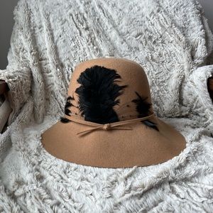 Felt Hat with Feather